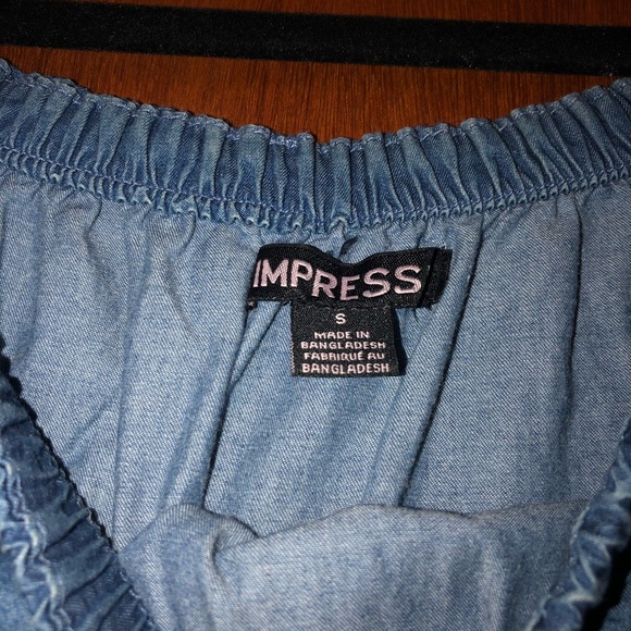 🌻 2 for $20 🌻 Denim Off-Shoulder Dress - Picture 3 of 4